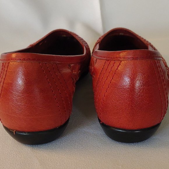 Soft Spots reddish brown leather flats, size 8.5M - Picture 5 of 5
